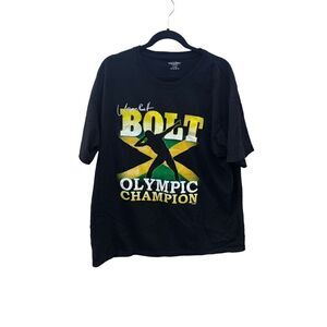 Usain Bolt T Shirt Olympic Champion T-shirt Size Extra Large (XL)
